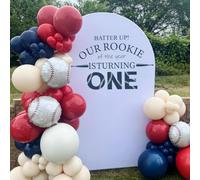 CIEQR Rookie of the Year Wall Decal Baseball Decoraciones de la primera decoracin de la calcomana de la pared para el primer cumpleaos Baby Shower