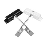 cierrapuertas, 2 uds. Cierrapuertas de aleación aluminio Puerta refrigeración sobre atasco herramienta resorte puerta ajustable