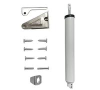 Cierrapuertas automático, aleación de aluminio hidráulico, cierre de puerta con mecanismo silencioso, dispositivo de cierre con tensión ajustable, suministros de hardware, kit de instalación para