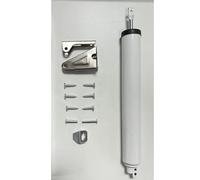 Cierrapuertas AutomáTico Cierrapuertas automático de cierre suave 35 kg con posicionamiento velocidad ajustable neumático y soporte protector for puertas(White)