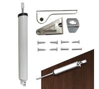 Cierrapuertas automático, cierrapuertas hidráulico de aleación de aluminio, accesorios de cierre silencioso para casa, dormitorio, baño, cocina, dormitorio y apartamento