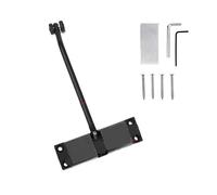 Cierrapuertas automático con resorte, Cierrapuertas con resorte automático ajustable Multicolor(Black)