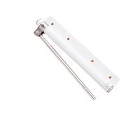 Cierrapuertas automático de acero inoxidable con resorte y amortiguador, herrajes ligeros for el hogar(Porcelain white)