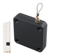 Cierrapuertas Automático Para Pantalla Deslizante - Cierrapuertas Deslizante Multifuncional, Cierrapuertas Con Sensor De Tormenta Con Cordón De Acero De 1.2 M, Hardware De Casa Para Baño, Dormitorio