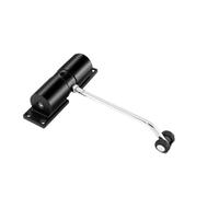 Cierrapuertas automático silencioso, bisagra invisible para una fuerza de cierre más fuerte, fácil de instalar, diseño negro para uso doméstico y de oficina