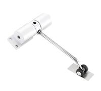 Cierrapuertas automático silencioso, diseño invisible para una fuerte fuerza de cierre, bisagra simple para el hogar, acabado negro, ideal para uso doméstico y de oficina