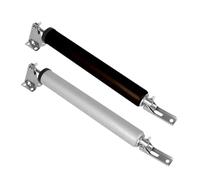 Cierrapuertas Cierre Suave 90 grados herrajes for muebles ajuste de tope posicionamiento interno mejoras for el hogar Adecuado para puertas cortafuegos(Silver)