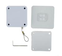 Cierrapuertas con 50.000 veces probado cuerda de alambre de acero fiable y fuerte (blanco)