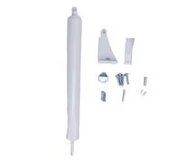 Cierrapuertas con pantalla Storm, 33CM, cierre silencioso, cojín ajustable, velocidad, cierre neumático para puerta abatible de Metal y