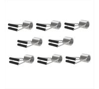 Cierrapuertas con resorte de mariposa, cierrapuertas con bisagra de resorte, 8 piezas