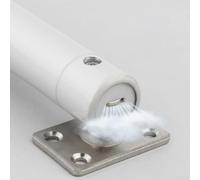 Cierrapuertas correderas automático, silencioso, hidráulico, rebote, neumático, puerta de casa, artefacto para dormitorio, cocina, inodoro (blanco)
