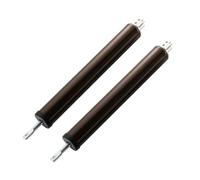 Cierrapuertas de 35 kg, neumático, hidráulico, velocidad ajustable, soporte de madera para el hogar (marrón, 2 unidades)