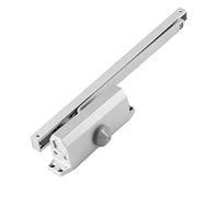 Cierrapuertas de alta resistencia Cierrapuertas hidráulico Carga 85-120kg Velocidad ajustable Posicionamiento a 90º Puertas de madera Puerta metal Puerta de cristal con marco Aleación de aluminio