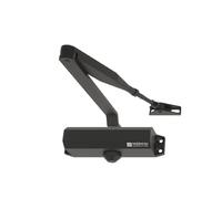 Cierrapuertas de brazo articulado Guardian DC130, versión estándar, color negro