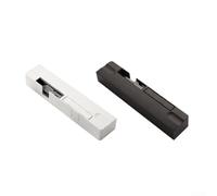 Cierrapuertas hidráulico ajustable con amortiguador silencioso para puertas de madera, diseño de seguridad antipellizcos para uso doméstico y comercial (negro-izquierdo)