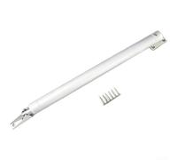 Cierrapuertas Neumático Amortiguador Hidráulico Silencioso Cierre Automático con Velocidad Ajustable para Puertas Interiores de Madera Aluminio 15-30kg Plata (Estilo C)