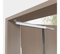 Cierrapuertas neumático de aluminio resistente, dispositivo automático de puerta cortafuego montado en el lateral con amortiguador anticolisión y funcionamiento silencioso para uso doméstico