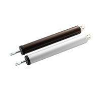 Cierrapuertas silencioso con capacidad de hasta 35 kg y velocidad ajustable, cierre hidráulico neumático. Accesorios.(Matte Silver)