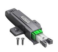 Cierre a presión para armario - 3,5 kg de fuerza de sujeción, cierre de resorte ABS POM, amortiguador invisible | escritorio de oficina en casa, cajones, dormitorio, armarios, baño, lavabo, lavabo