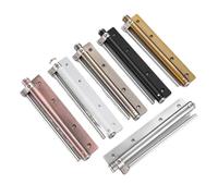 Cierre automático ajustable para puertas de aleación de aluminio, cierrapuertas para verjas, resorte para exteriores, ignífugo, para trabajos pesados, herrajes ligeros y pesados (White)