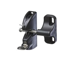Cierre automático de doble cara con llave para portón, seguro para puertas de madera y metal para niños y mascotas