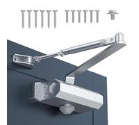 Cierre automático de puerta de tipo pesado, velocidad de cierre ajustable para pantalla, silencios de madera, herrajes de puerta de cierre