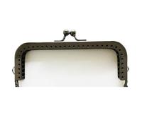 Cierre Bolso 10 asas de metal for bolso mano, accesorios for, cierre beso, 4 colores para Bricolaje(10PCS-12.5cm-black)