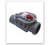 Cierre con válvula antirretorno, diámetro DN 50, con válvula de retención bloqueable