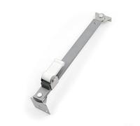 Cierre de acero inoxidable resistente para ventana abatible y ajustador de estancia para mejoras del hogar, 360 mm para ventana interior y exterior (1#)