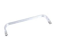 Cierre de bolso de embrague Marco for bolso de 16-30 cm for Purse Doctor, tubo aluminio metálico, asa, accesorios, piezas embrague(300x95mm)