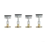 Cierre de cabeza de cama ajustable para una mayor estabilidad, reduce el ruido y protege las paredes con diseño de absorción de vibraciones para un sueño más silencioso (62-82 mm)