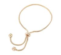 Cierre de cadena de hueso de serpiente de cobre, diseño ligero de cuentas, no sensible, ajuste cómodo, cadena de hueso de serpiente, One Size, como se describe