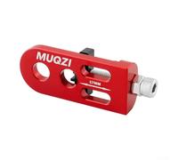 Cierre de cadena para bicicleta plegable, doble agujero, ajustable, aleación de aluminio, CNC, rango de 17 mm, diseño de perno único, negro, rojo, ligero para pista, bicicleta, viajes, ciclismo