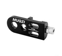 Cierre de cadena para bicicleta plegable, doble agujero, ajustable, aleación de aluminio, CNC, rango de 17 mm, diseño de perno único, negro, rojo, ligero, para pista, bicicleta, viajes, ciclismo