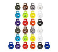 Cierre de Cordón 1 Orificio, 22 x 17 mm, Orificio de 6.5 x 4.8 mm, Ideal para Cierres de 5 mm, 13 x 2 colores diferentes, Paquete de 26, Cierre Goma, Cordones de Liberación Rápida, Corredera Cordon