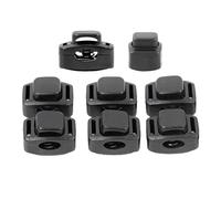 Cierre de cordón de resorte, cierres redondos para cordones, cordones y bolsas, cierres de cable de repuesto resistentes para ropa deportiva y equipo al aire libre, cierres reutilizables con resorte