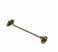 Cierre de gancho y ojal, Cerradura de gancho y ojo for cobertizo, soporte varilla for bisagra ventana latón, paquete 2, 10-24,3 cm(13cm)