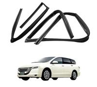 Cierre de Goma para Ventana de Coche para Odyssey 2009-2014 OE: 72775/72735/72275/72235-SLE-003, Sellador de Ranura Guía para Ventana de Automóvil Perfil de Caucho EPDM, Rear Left