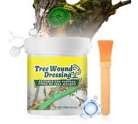 Cierre de herida de árbol, 100 g para plantas, corteza de árbol, cierre de heridas con cepillo, para arbustos, tallo de plantas, corteza dañada, jardín, parque, paisaje, guardería, cuidado