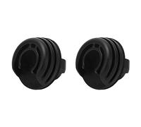 Cierre de la puerta de la boquilla del depósito de combustible ABS premium negro a prueba de fugas Plug and Play de repuesto directo para Equinox 2005 2009 Torrent 2006 2009 2 sets con