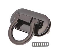 Cierre de metal con cierre giratorio para bolso de mano, manualidades, bolso de mano, 1