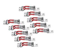 Cierre de palanca - Juego de 10 herramientas de madera ajustables - Pestillo para muebles, cierre rápido - para puerta de armario, tapa abatible, cajón, refrigerador, parrilla, compartimento para