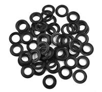 Cierre de presión de mano de plástico ajustable de resina con tamaños interiores de 15 mm y exterior de 28 mm, proporcionando una alternativa a los ojales de metal tradicionales (50 piezas negras)