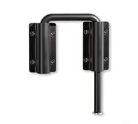 Cierre de Puerta Aluminio 101mm Ajustable Multiángulo | Aleación aluminio para premium, antióxido, no se dobla, 101mm largo, seguridad duradera hogar(Black)