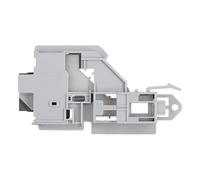 Cierre De Puerta Compatible Con Electrolux 1462229228 Para Lavadora Gris
