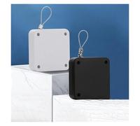 Cierre de puerta con sensor sin perforaciones, ajustable, soporte de montaje en superficie, tope automático de puerta para comerciales residenciales (un tirador blanco de 400 g)