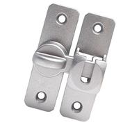 Cierre de puerta fácil de instalar, sin taladrar, se adapta a varios grosores para accesorios del hogar, pernos de cocina