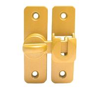 Cierre de puerta fácil de instalar, sin taladrar, se adapta a varios grosores para accesorios del hogar, pernos de cocina