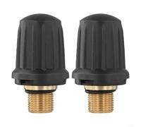 Cierre de seguridad para Kärcher 4.590-105.0 con válvula de seguridad y junta tórica, repuesto compatible con limpiador de vapor SC1.010 hasta SC3.000 (2 unidades)