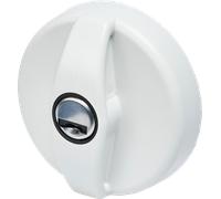 Cierre de tapa de depósito sts para agua dulce, con ventilación, sts/zadi cil. 1 cil./2 orificios, blanco de señalización